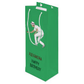 Sac Cadeau Pour Bouteille Pelouse Bowls (Dos Angle)