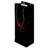 Sac Cadeau Pour Bouteille Pentagram Red Devil (Dos Angle)