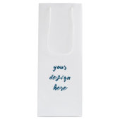 Sac Cadeau Pour Bouteille Personnaliser ou Customiser (Devant)