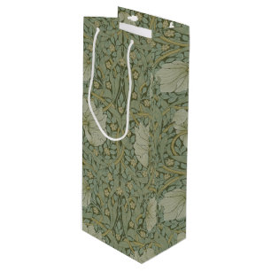Sac Cadeau Pour Bouteille Pimpernel par William Morris Textile Floral Vintag