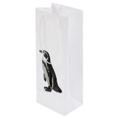Sac Cadeau Pour Bouteille Pingouin (Dos Angle)