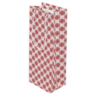 Sac Cadeau Pour Bouteille Pink Clover Ribbon