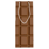 Sac Cadeau Pour Bouteille Plaisir de l'amateur de chocolat (Dos)