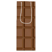 Sac Cadeau Pour Bouteille Plaisir de l'amateur de chocolat (Devant)