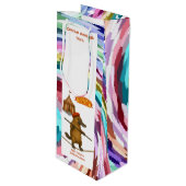 Sac Cadeau Pour Bouteille Platon ornithorynque funambule (Devant Angle)