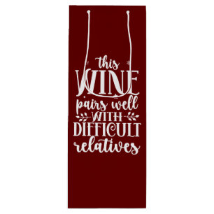 Sac Cadeau Pour Bouteille Poils de vin bien