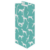 Sac Cadeau Pour Bouteille Pointer Chien Chien Chiot Anglais Setter (Dos Angle)