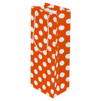 Pois blancs sur orange
