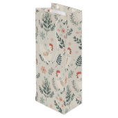 Sac Cadeau Pour Bouteille Poulet dans le jardin (Dos Angle)