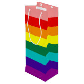 Sac Cadeau Pour Bouteille Premier drapeau de la Rainbow Pride (Dos Angle)