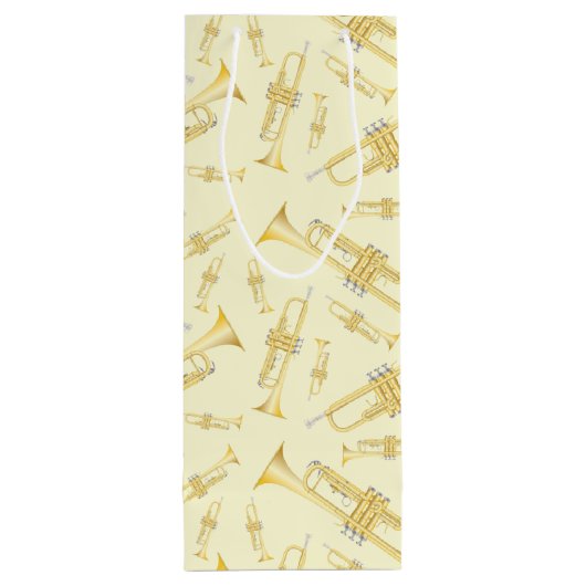 Sac Cadeau Pour Bouteille Professeur de groupe de musiciens de trompette (Dos)