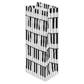 Sac Cadeau Pour Bouteille Professeur de musique de piano (Dos Angle)