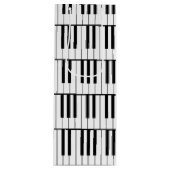 Sac Cadeau Pour Bouteille Professeur de musique de piano (Devant)