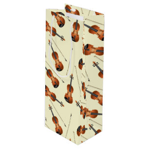 Sac Cadeau Pour Bouteille Professeur de musique violon