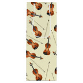 Sac Cadeau Pour Bouteille Professeur de musique violon (Devant)