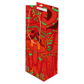 Sac Cadeau Pour Bouteille Psy wings large gift bag (Devant Angle)