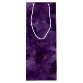 Sac Cadeau Pour Bouteille Purple Galaxy Series Design 8 (Dos)