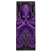 Sac Cadeau Pour Bouteille Purple Octopus Victorian Steampunk Kraken  (Dos)