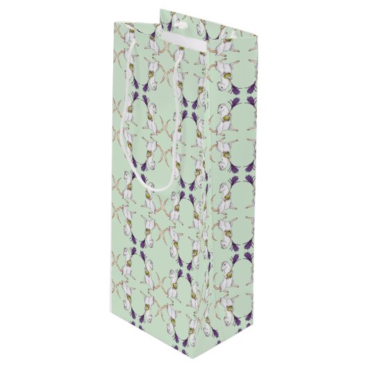 Sac Cadeau Pour Bouteille rat de partie (Devant Angle)