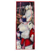 Sac Cadeau Pour Bouteille Réalité sur les vacances (Dos)