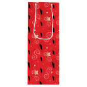 Sac Cadeau Pour Bouteille Red Diamond Bull Terrier (Devant)