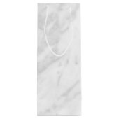 Sac Cadeau Pour Bouteille Regard de marbre blanc (Dos)