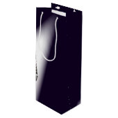 Sac Cadeau Pour Bouteille Rétro stage microphone (Devant Angle)