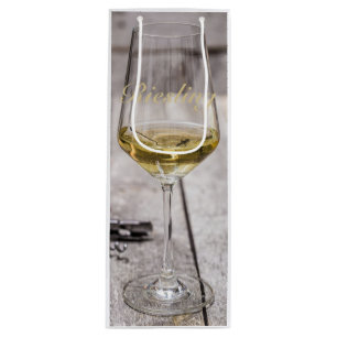 Sac Cadeau Pour Bouteille Riesling blanc Amateur de vin cadeau Sommelier