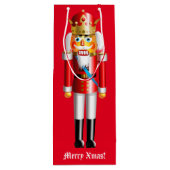 Sac Cadeau Pour Bouteille Roi personnalisable de casse-noix (Dos)