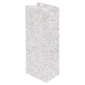 Sac Cadeau Pour Bouteille Rose Gold Floral (Dos Angle)