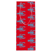 Sac Cadeau Pour Bouteille Rouge Homard Ginger Jars Jar Mariage (Dos)