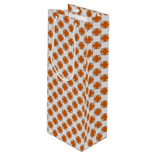 Sac Cadeau Pour Bouteille Ruban de trèfle orange par Kenneth Yoncich