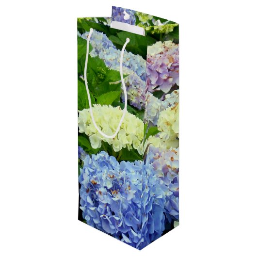 Sac Cadeau Pour Bouteille Sac-CADEAU À Mix VIN Hydrangea (Dos Angle)