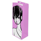 Sac Cadeau Pour Bouteille Sac-cadeau Longer Wine (Devant Angle)