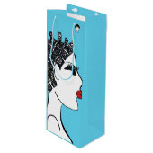 Sac Cadeau Pour Bouteille Sac-cadeau Tiffany Knots (Devant Angle)