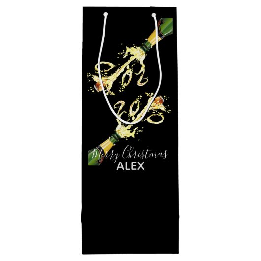 Sac Cadeau Pour Bouteille Sac-Cadeau Vin-Champagne Splash (Dos)