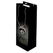 Sac Cadeau Pour Bouteille Sacoche cadeau de vin Panda Trash (Devant Angle)