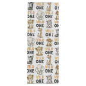 Sac Cadeau Pour Bouteille Safari Wild One Birthday Party (Devant)