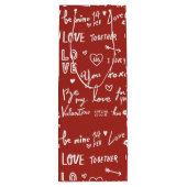 Sac Cadeau Pour Bouteille Saint Valentin   (Dos)
