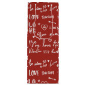 Sac Cadeau Pour Bouteille Saint Valentin   (Devant)