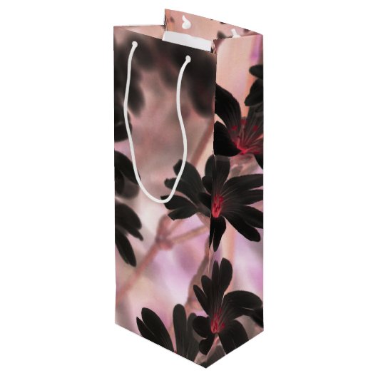 Sac Cadeau Pour Bouteille sakura (Dos Angle)