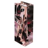 Sac Cadeau Pour Bouteille sakura (Devant Angle)