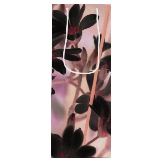 Sac Cadeau Pour Bouteille sakura (Devant)