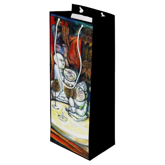 Sac Cadeau Pour Bouteille Sans échec par défi (Dos Angle)