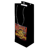 Sac Cadeau Pour Bouteille Serpent de chien de la Garde de l'Arizona (Dos Angle)