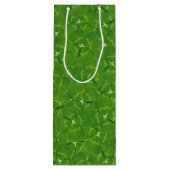 Sac Cadeau Pour Bouteille Shamrocks irlandais (Dos)