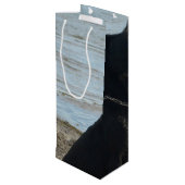 Sac Cadeau Pour Bouteille Silhouette alsacienne noire (Dos Angle)