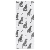 Sac Cadeau Pour Bouteille Silhouette gris léopard et gris clair (Dos)