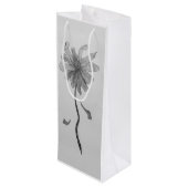 Sac Cadeau Pour Bouteille Simple marguerite (Dos Angle)