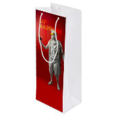 Sac Cadeau Pour Bouteille Sip Happens Wine Bag (Dos Angle)